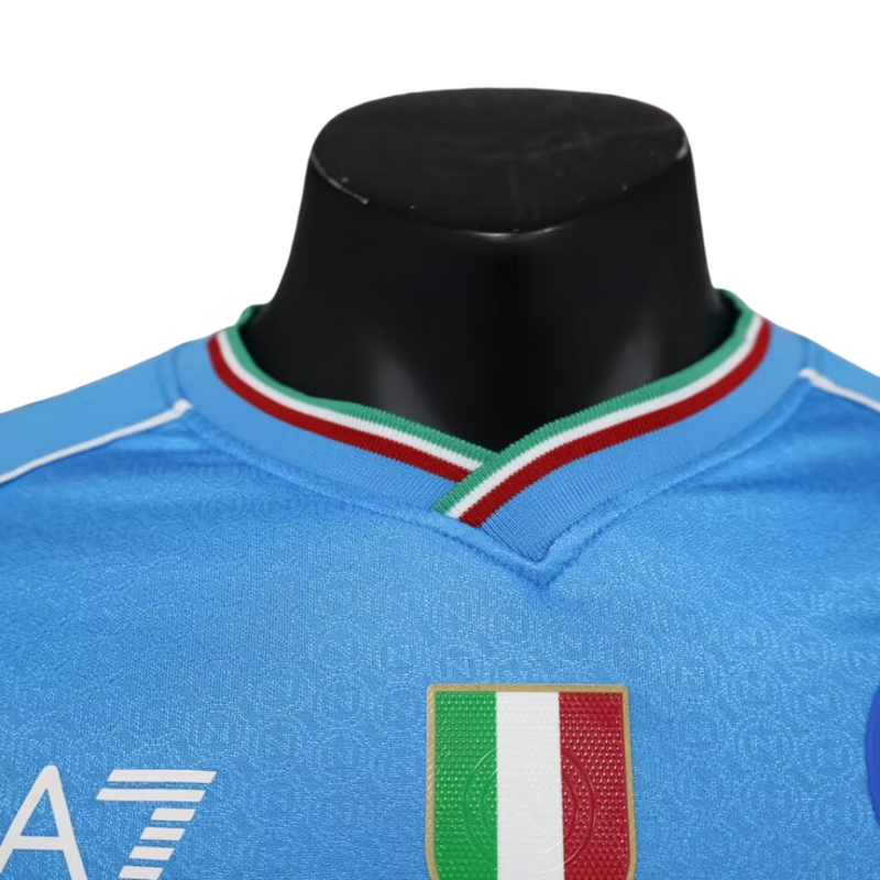 Camisa Napoli Home 23/24 Azul - Versão  Jogador