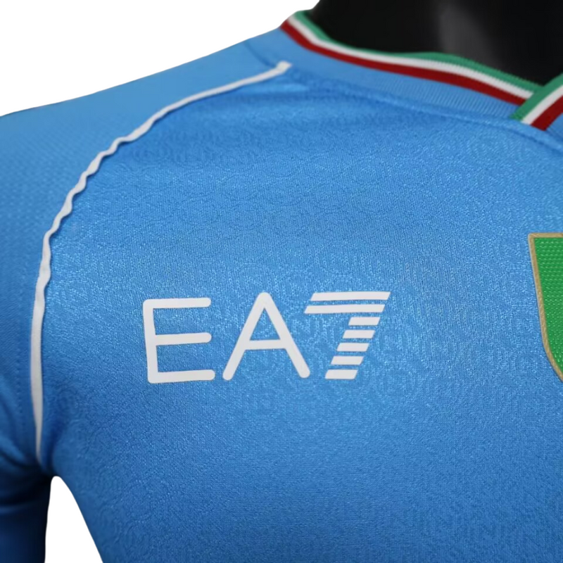 Camisa Napoli Home 23/24 Azul - Versão  Jogador