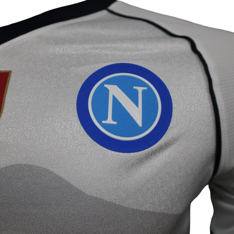 Camisa Napoli Away 23/24 Branco - Versão Jogador