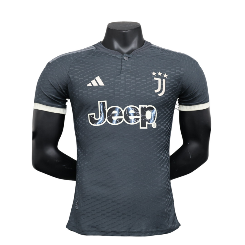 Camisa Juventus Third 23/24 Preto - Versão Jogador