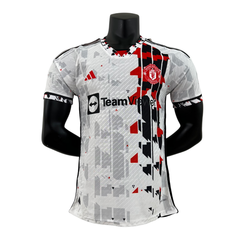 Camisa Manchester United Edição Especial 23/24 Branco - Versão Jogador