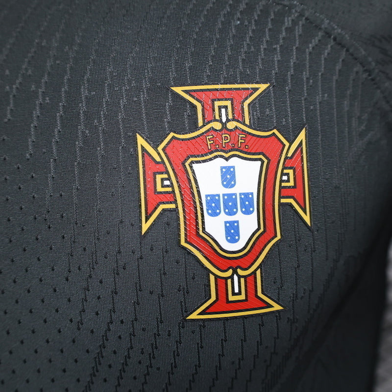 Camisa Selecao Portugal Edição especial 23/24 Preto - Versão Jogador