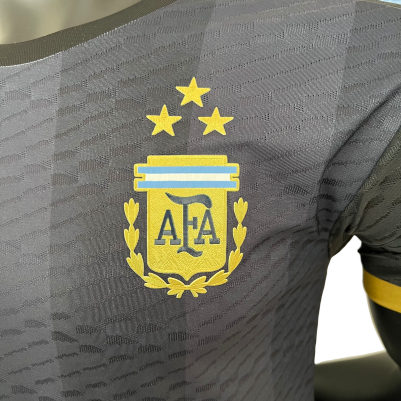 Camisa Seleção da Argentina Edição Especial 23/24 Preto - Versão Jogador