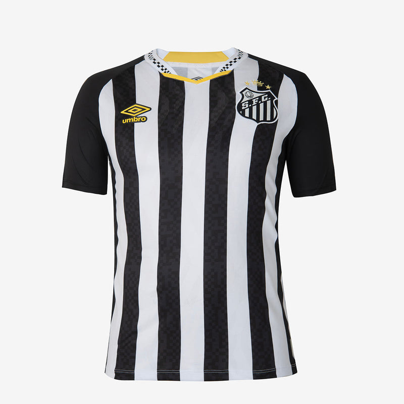 Camisa Santos II 25/26 Torcedor Masculino preto - Modelo Torcedor