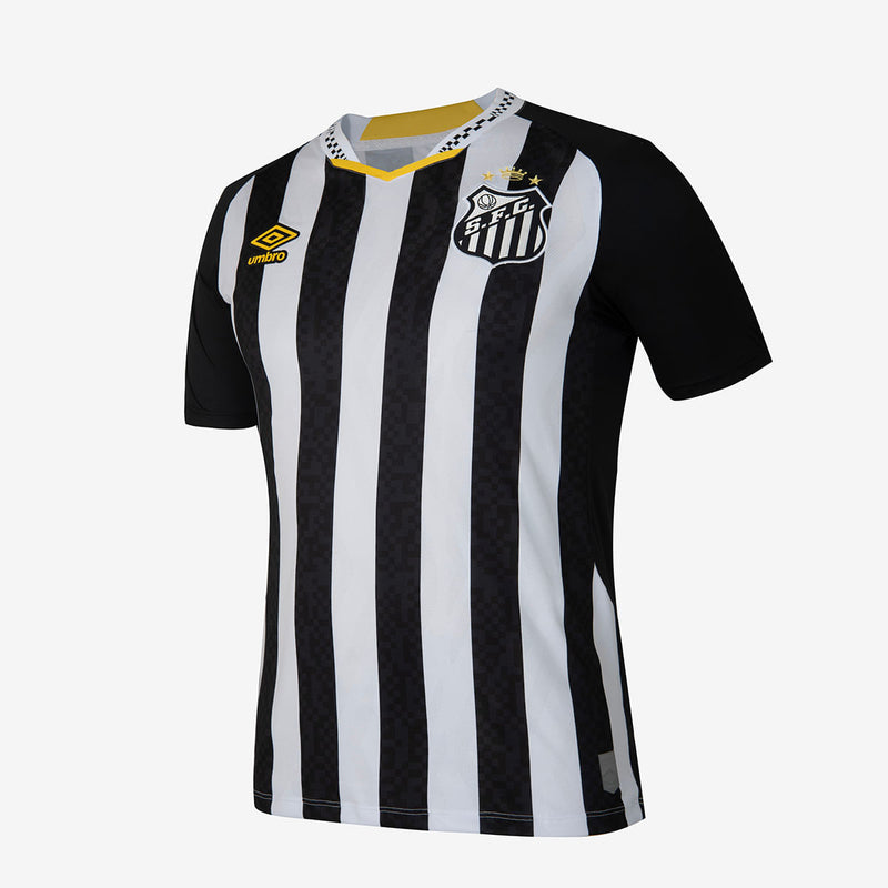 Camisa Santos II 25/26 Torcedor Masculino preto - Modelo Torcedor