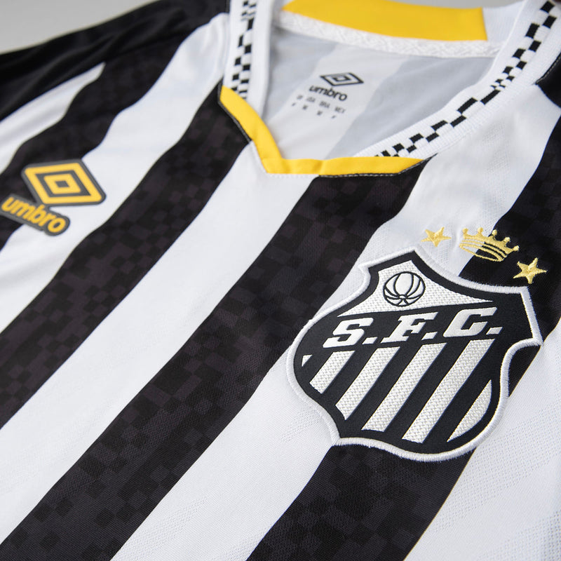 Camisa Santos II 25/26 Torcedor Masculino preto - Modelo Torcedor