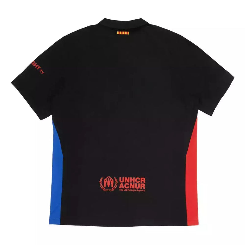 Camisa Barcelona Cactus Jack 24/25 Match Away Travis Scott x Preta - Modelo Torcedor