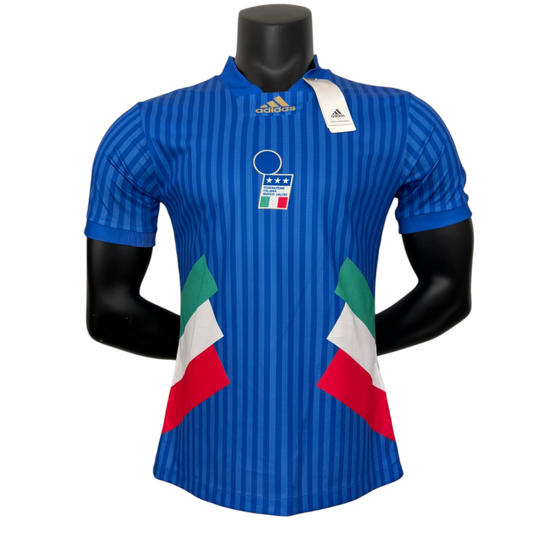 Camisa Seleção Itália Coleção Especial 23/24 Azul - Versão  Jogador