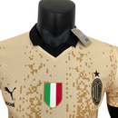 Camisa AC Milan Edição Especial 23/24 Creme - Versão  Jogador