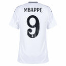 Camisa Real Madrid Home 24/25 Branco + MBAPPE 9 - Modelo Torcedor