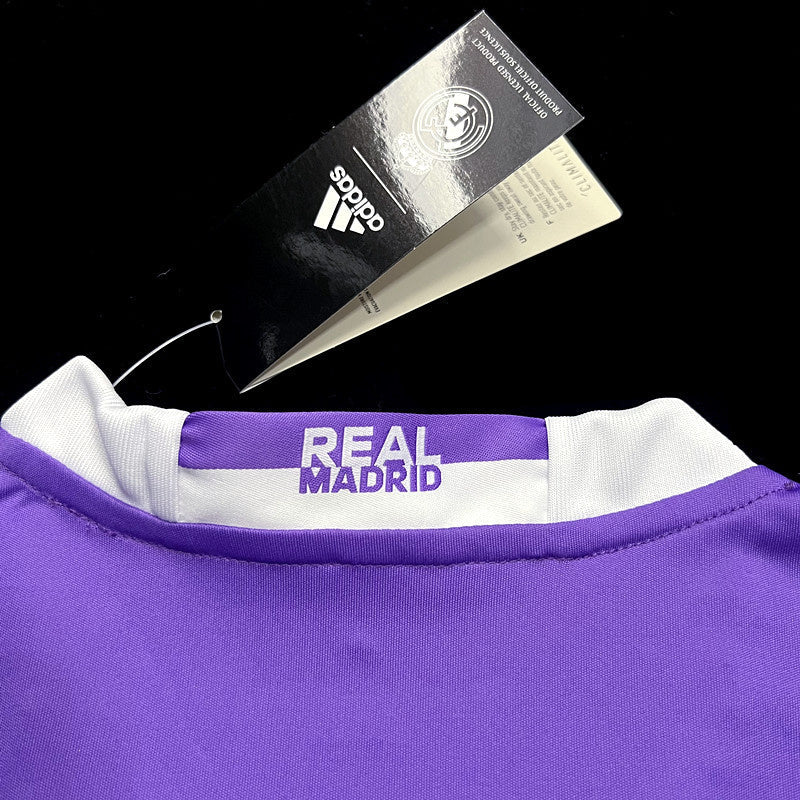 Camisa Real Madrid Roxa 2016/17 Masculina  - Modelo Retrô