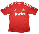 Camisa Real Madrid II 2011/12  Vermelha - Modelo Retrô