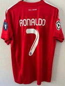 Camisa Real Madrid II 2011/12  Vermelha - Modelo Retrô