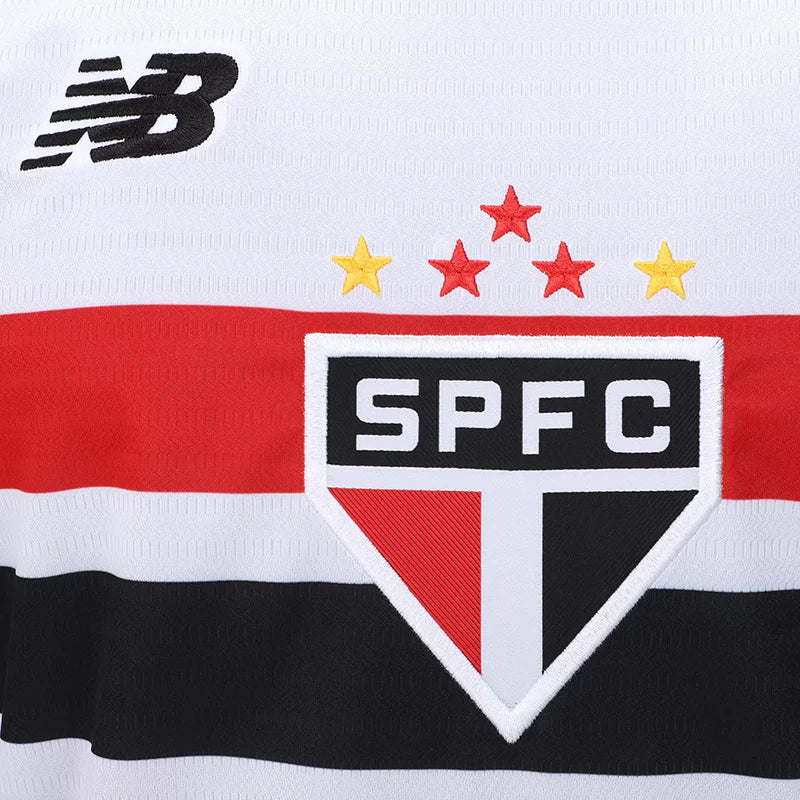 Camisa São Paulo l 2024/25 Branca + Brinde - Modelo Torcedor