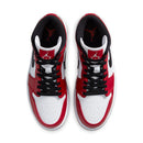 Tênis Nike Air Jordan 1 Mid Chicago White Heel - Rei da Pelada