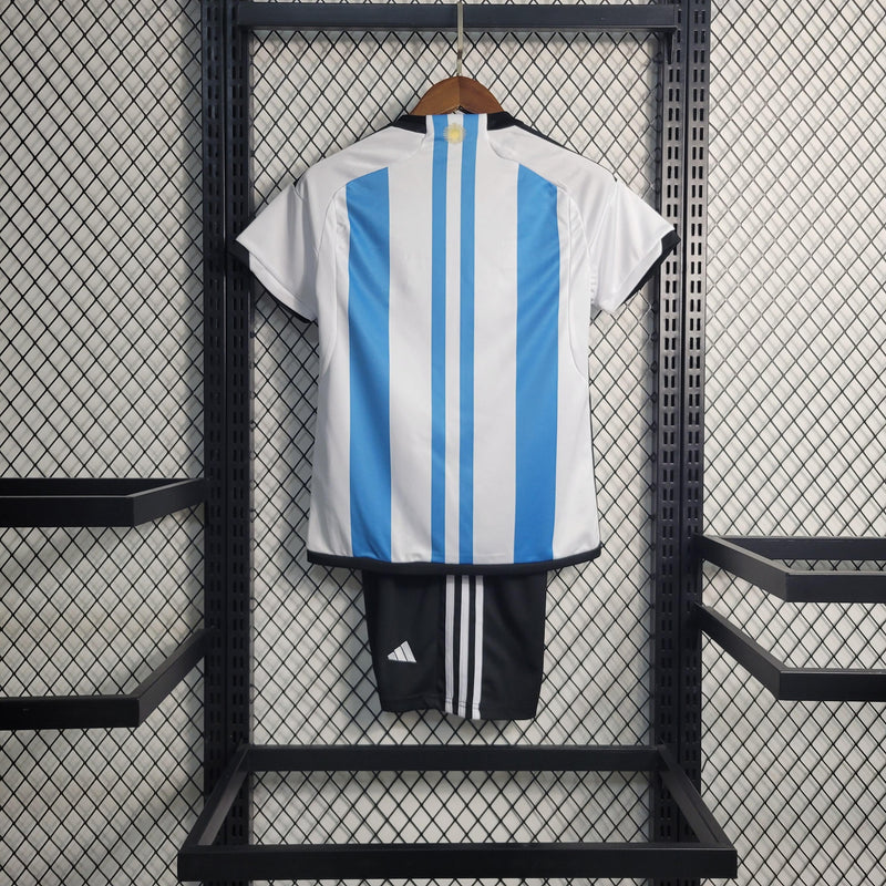 Camisa Seleção Argentina 2022/23 Home 3 - INFANTIL