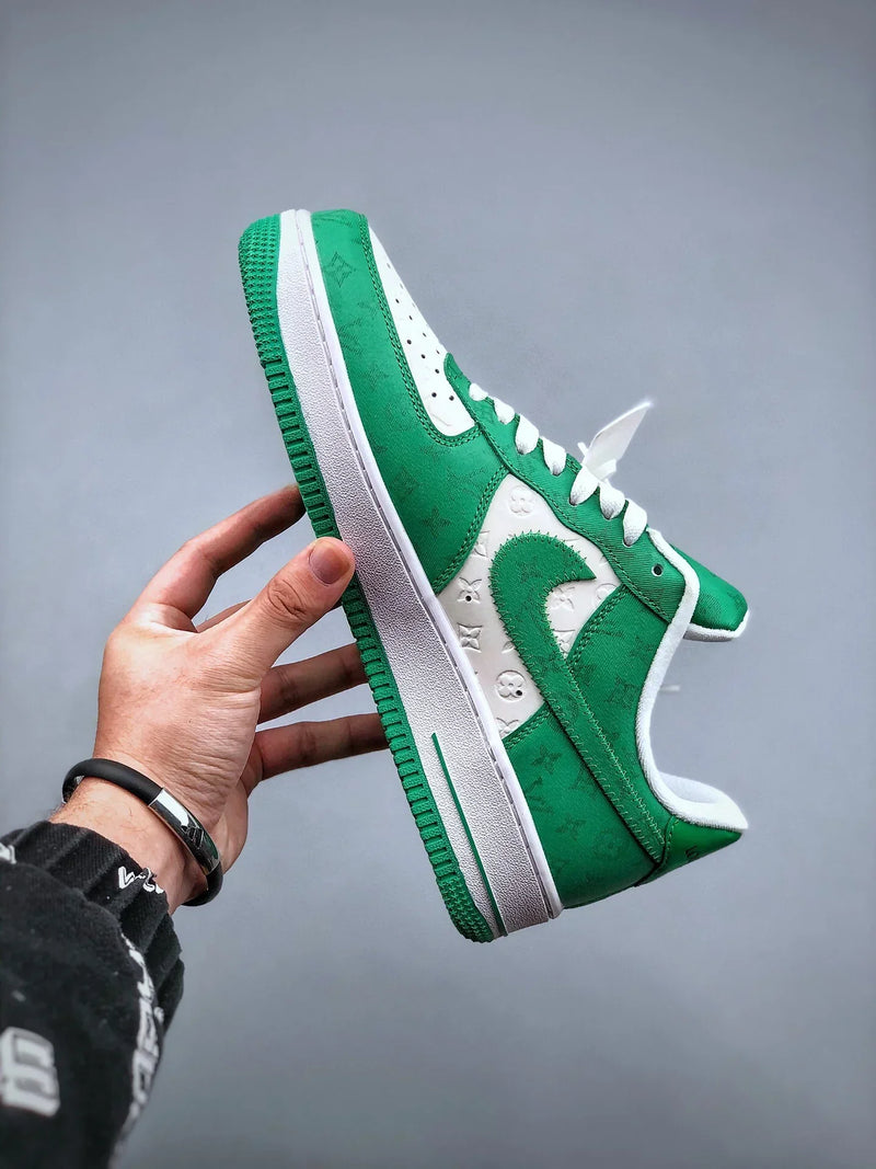 Tênis Nike Air Force 1 Low x "Louis Vuitton" Green - Rei da Pelada