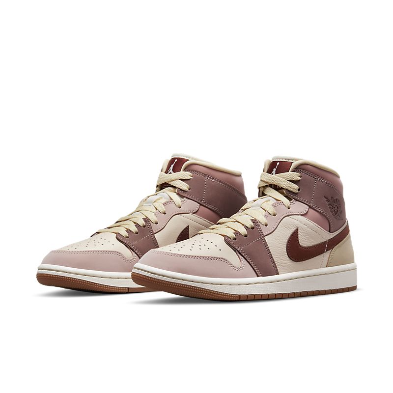 Tênis Nike Jordan 1 Mid SE Dark Pony Smoky Mauve - Rei da Pelada