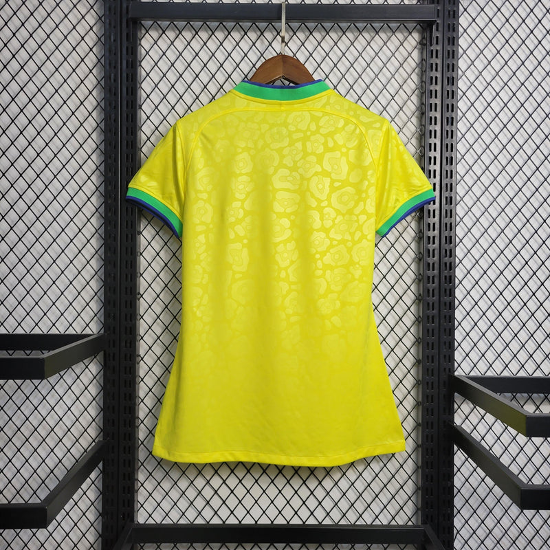 Camisa Feminina Seleção Brasil 2022/23 Home Torcedor PRO