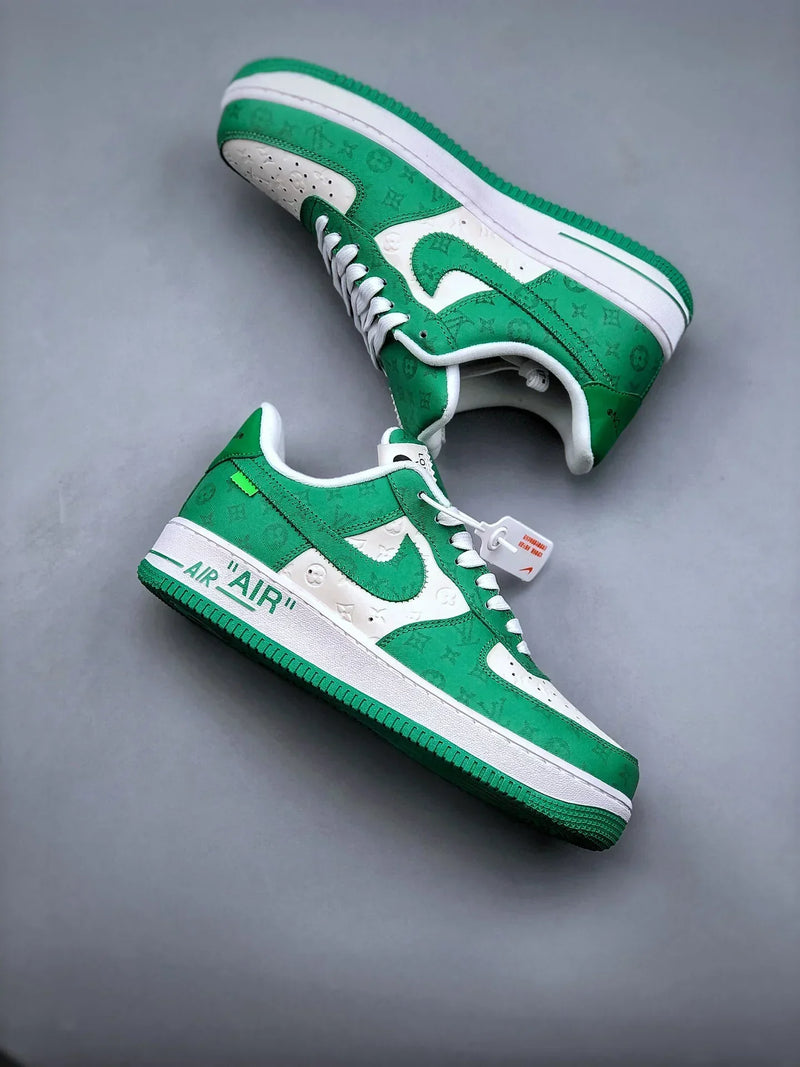 Tênis Nike Air Force 1 Low x "Louis Vuitton" Green - Rei da Pelada