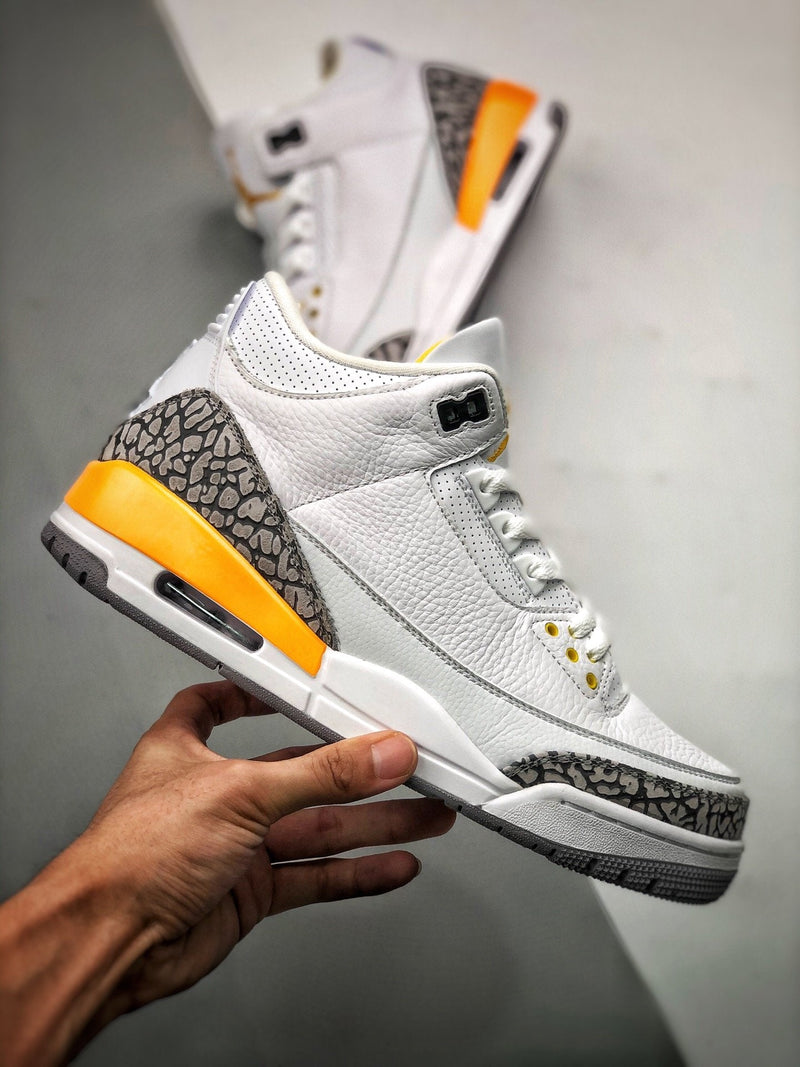 Tênis Nike Air Jordan 3 Retro "Laser Orange" - Rei da Pelada