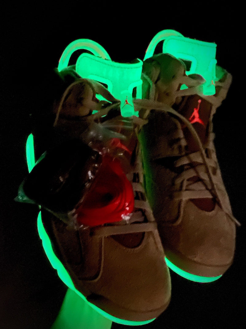 Tênis Nike Air Jordan 6 Retro SP British Khaki Travis Scott - Rei da Pelada