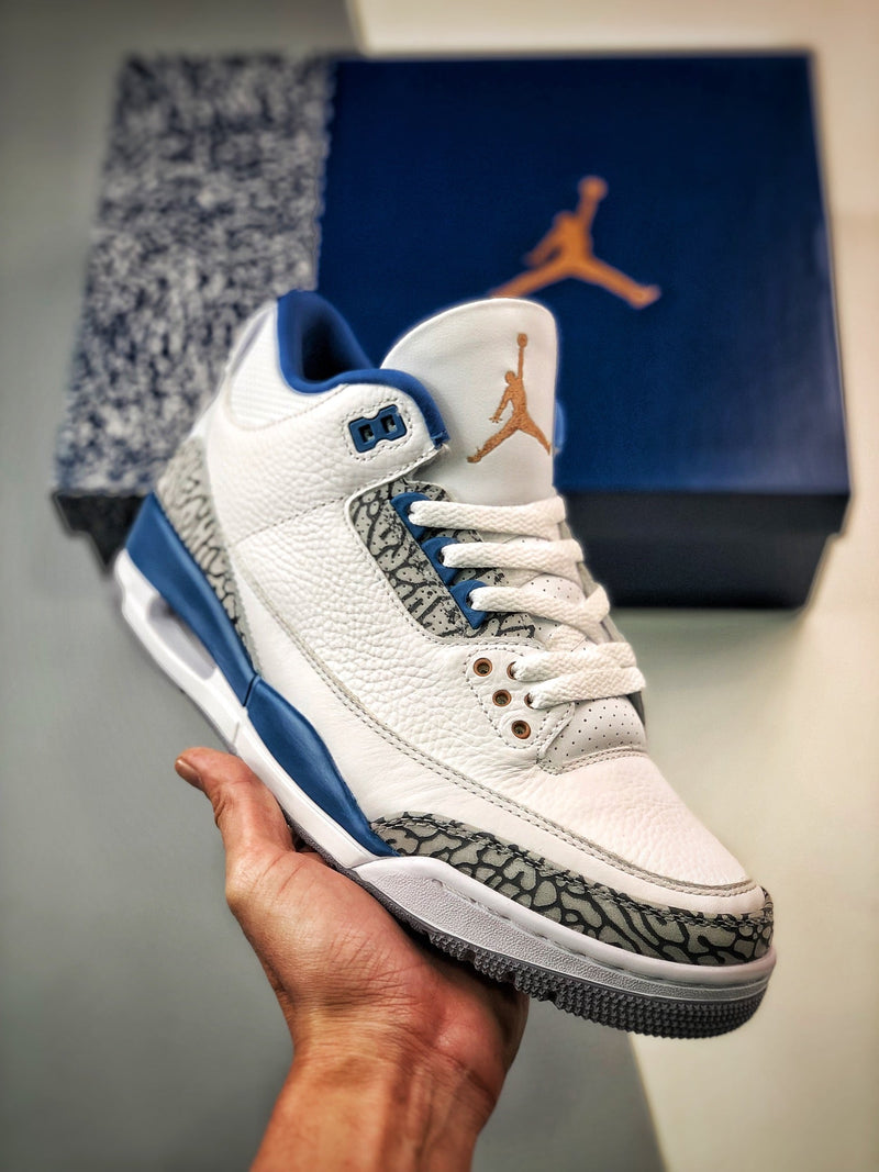 Tênis Nike Air Jordan 3 Retro "Racer Blue" - Rei da Pelada