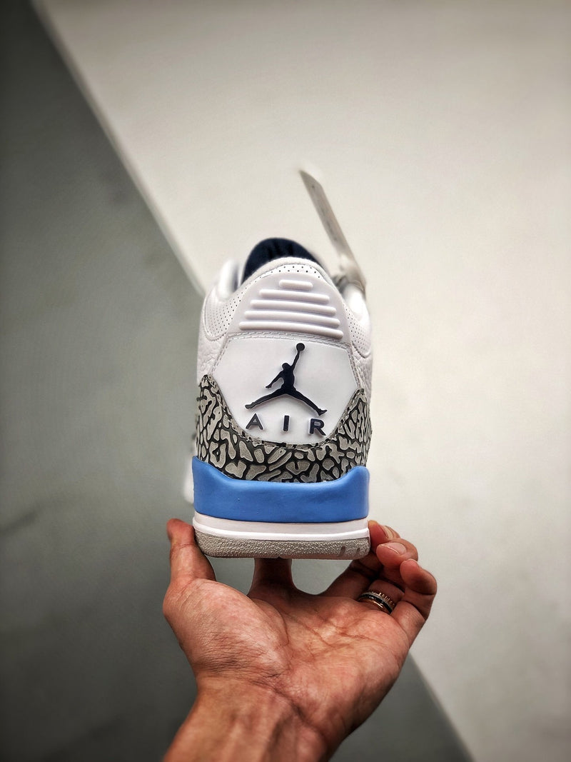 Tênis Nike Air Jordan 3 Retro "Valor Blue" - Rei da Pelada