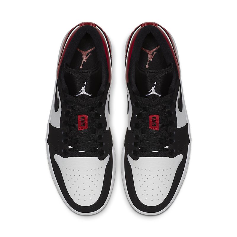 Tênis Nike Jordan 1 Low Black Toe - Rei da Pelada