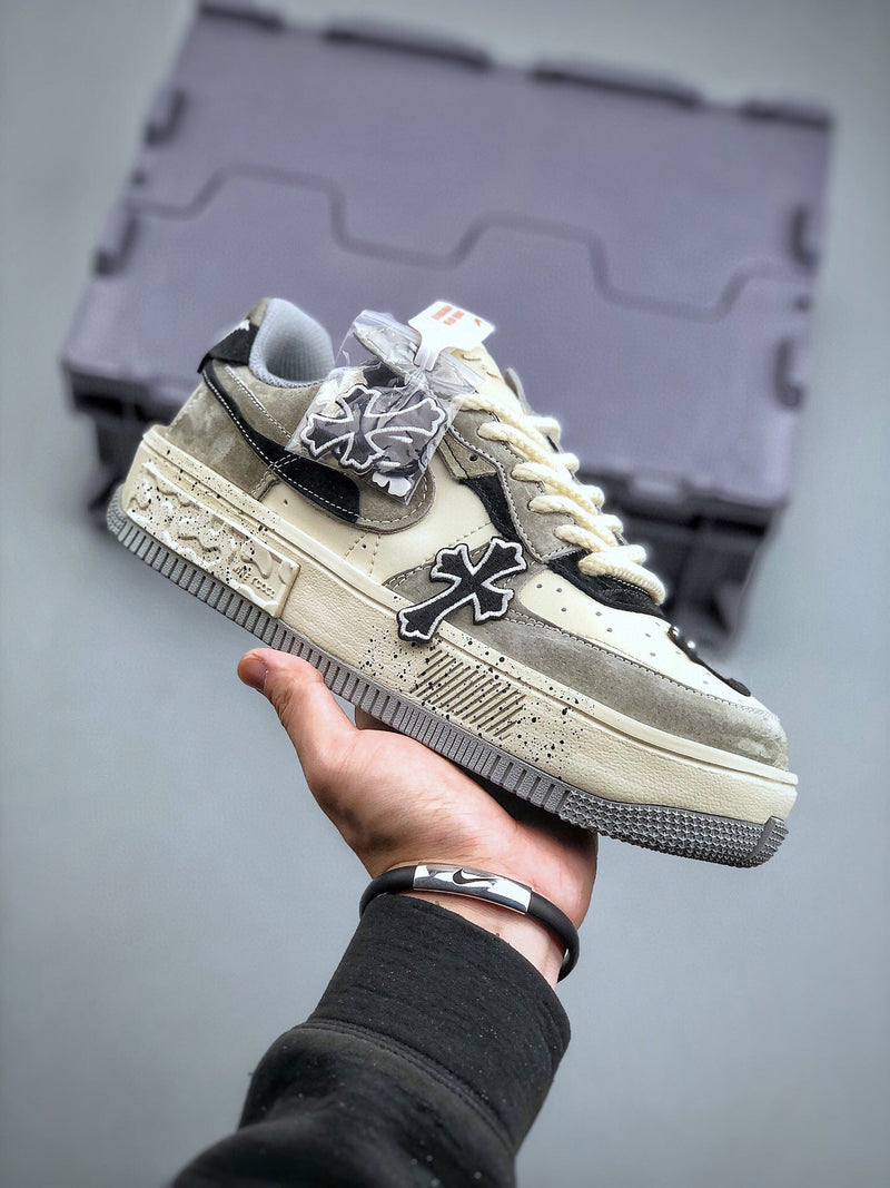 Tênis Nike Air Force 1 Low x CHROME HEARTS - Rei da Pelada