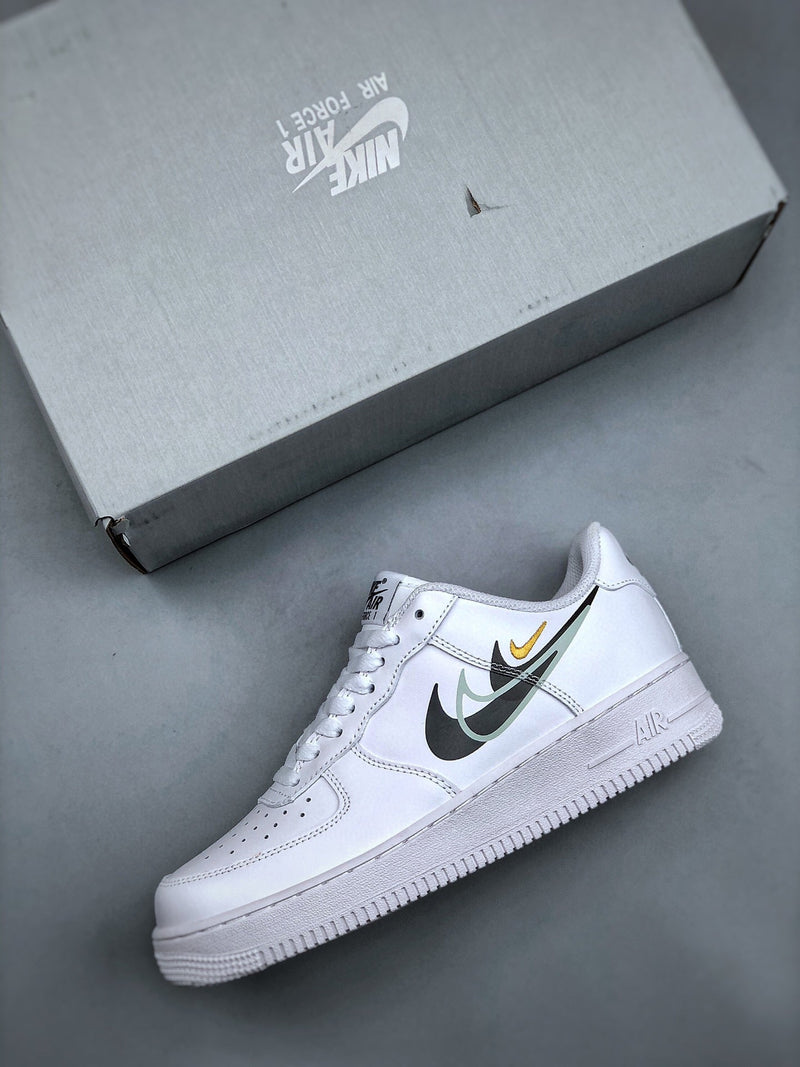 Tênis Nike Air Force 1 Low Multi Swooshes - Rei da Pelada