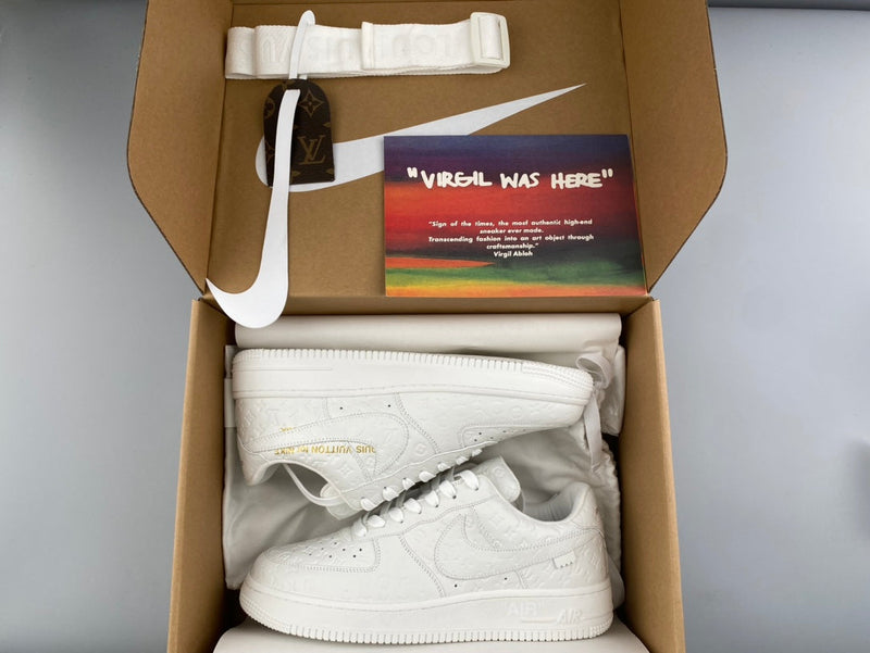 Tênis Nike Air Force 1 Low x Louis Vitton ''Virgil Abloh'' - Rei da Pelada