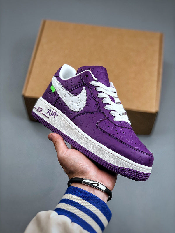 Tênis Nike Air Force 1 Low LV8 Purple Leather - Rei da Pelada