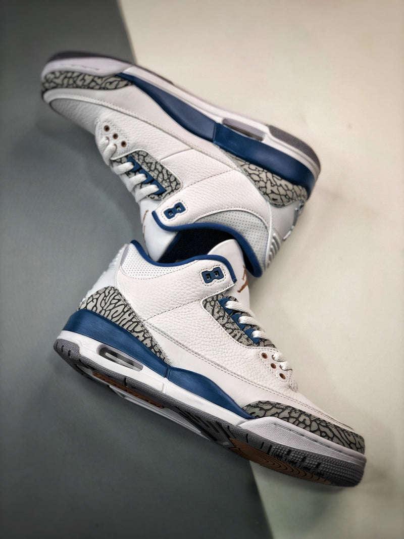 Tênis Nike Air Jordan 3 Retro "Racer Blue" - Rei da Pelada