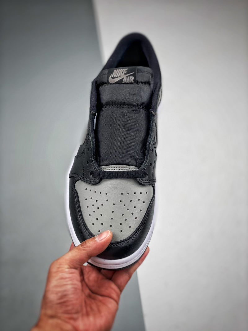 Tênis Nike Air Jordan 1 Low Retro "Black Grey" - Rei da Pelada