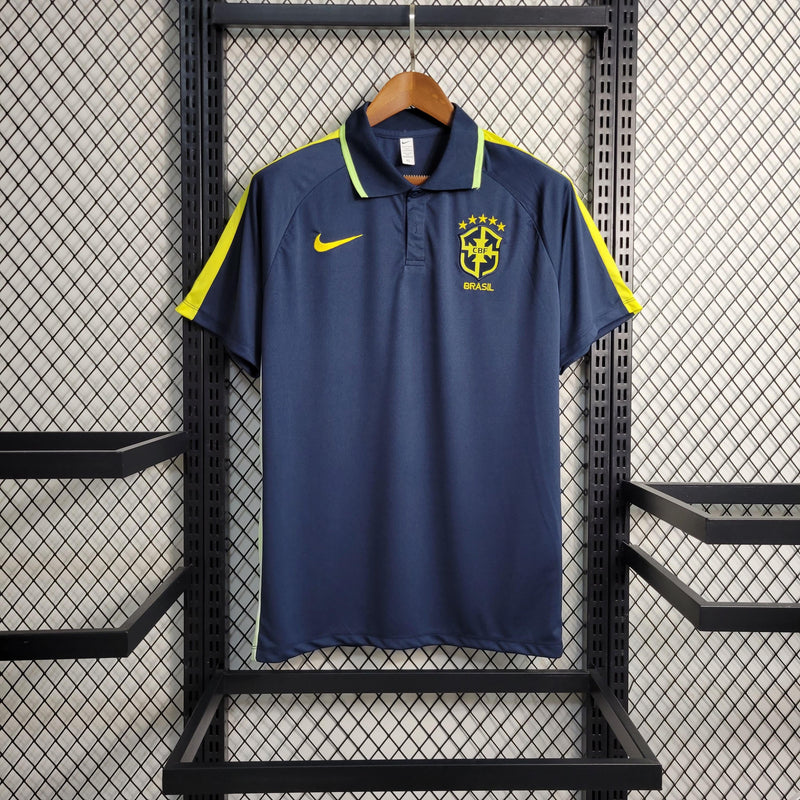 Camisa Seleção Brasileira Azul Polo 2022/23