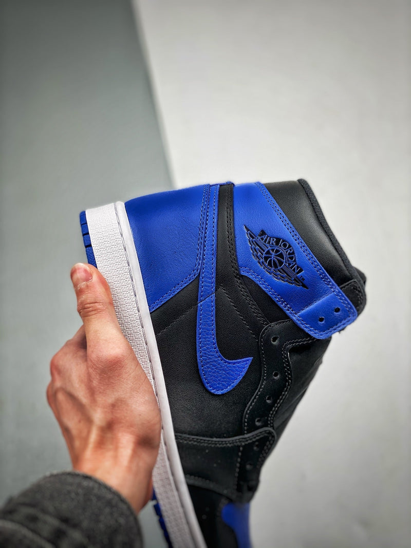 Tênis Nike Air Jordan 1 Retro High "Black Royal Blue" - Rei da Pelada