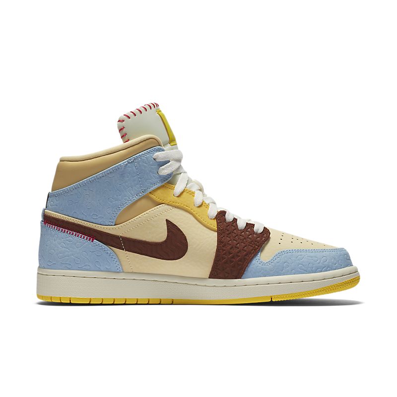 Tênis Nike Air Jordan 1 Mid Fearless X Maison Chateau Rouge - Rei da Pelada