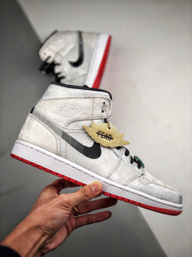 Tênis Edison Chen x Nike Air Jordan 1 Mid 'Fearless' - Rei da Pelada