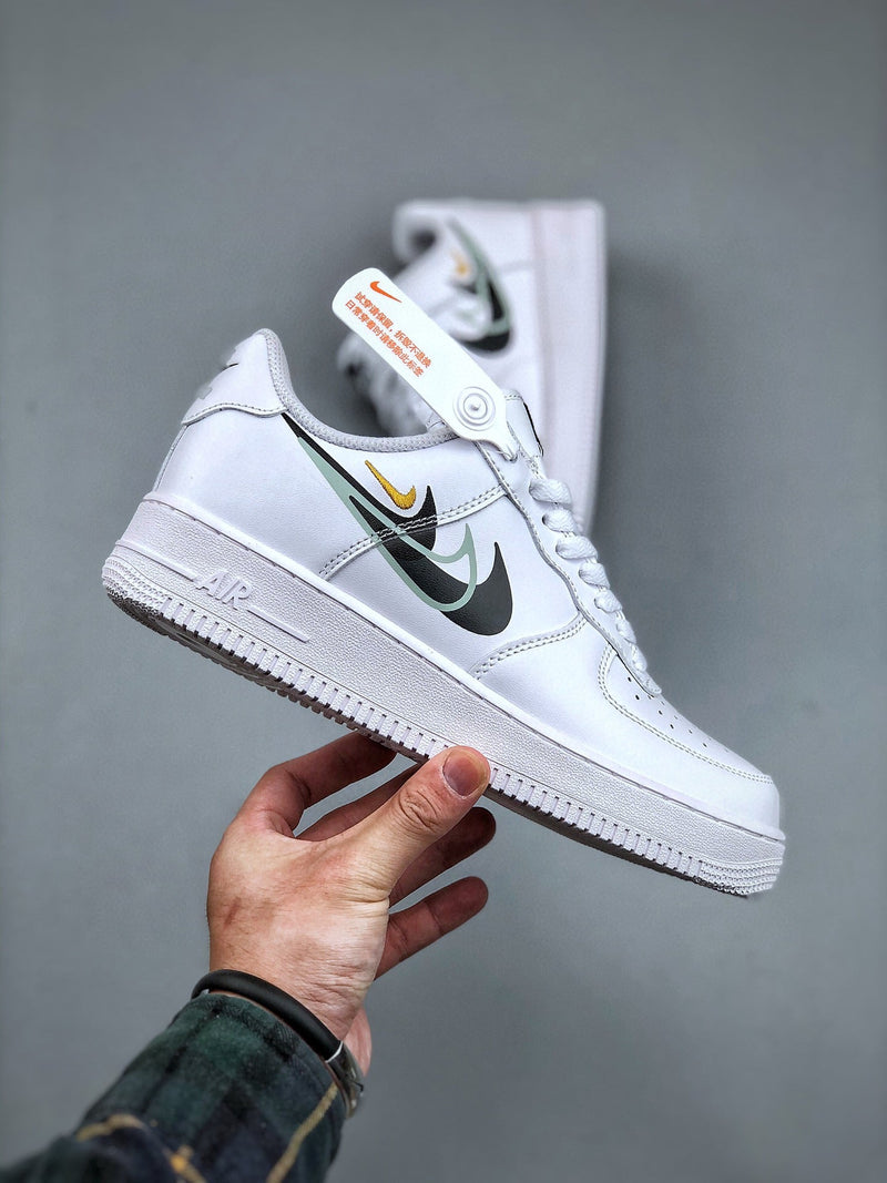 Tênis Nike Air Force 1 Low Multi Swooshes - Rei da Pelada