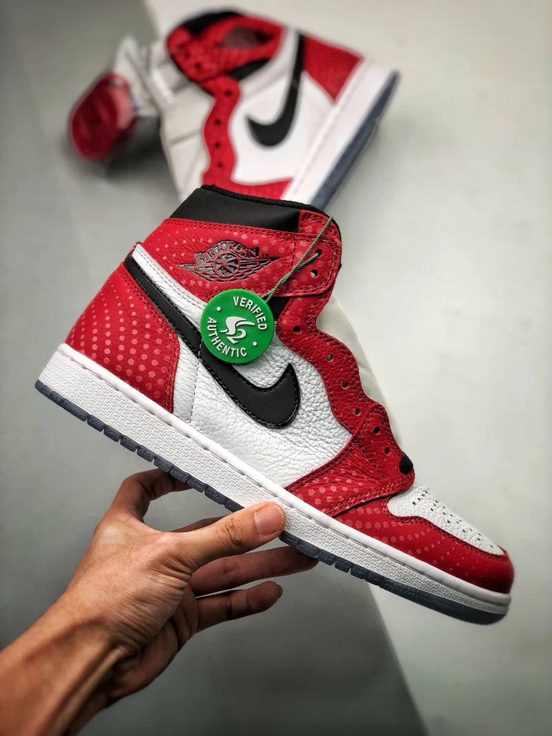 Tênis Nike Air Jordan 1 High Spider-Man Origin Story - Rei da Pelada