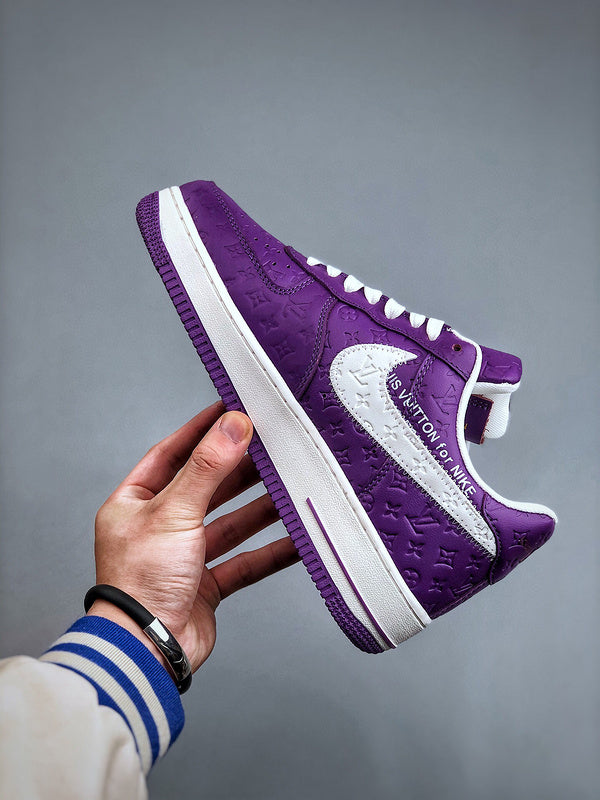 Tênis Nike Air Force 1 Low LV8 Purple Leather - Rei da Pelada