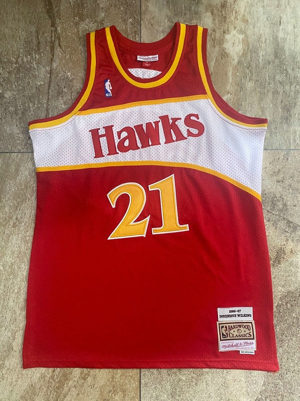 Regata Atlanta Hawks Mitchell & Ness 86/87