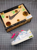 Tênis Nike SB Dunk Low x Off-White 'The 50 - Blue' - Rei da Pelada