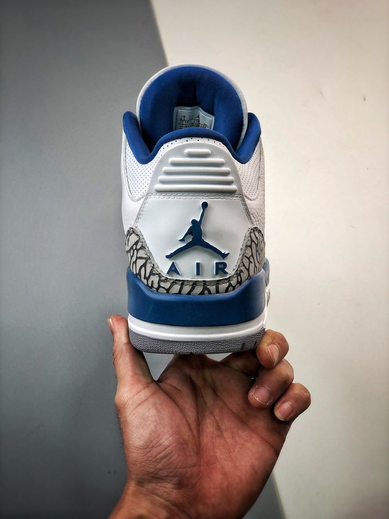 Tênis Nike Air Jordan 3 Retro "Racer Blue" - Rei da Pelada