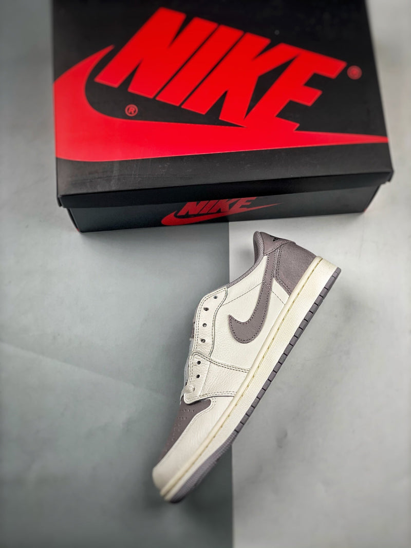 Tênis Nike Air Jordan 1 Low Retro "Atmosphere Grey" - Rei da Pelada