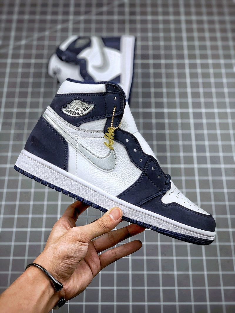 Tênis Nike Air Jordan 1 High CO.JP 'Midnight Navy' - Rei da Pelada