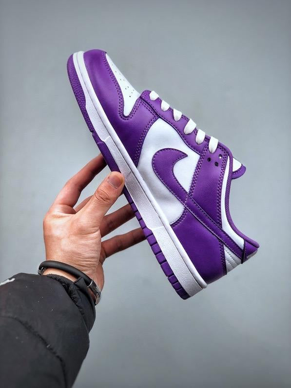 Tênis Nike SB Dunk Low "White Purple" - Rei da Pelada