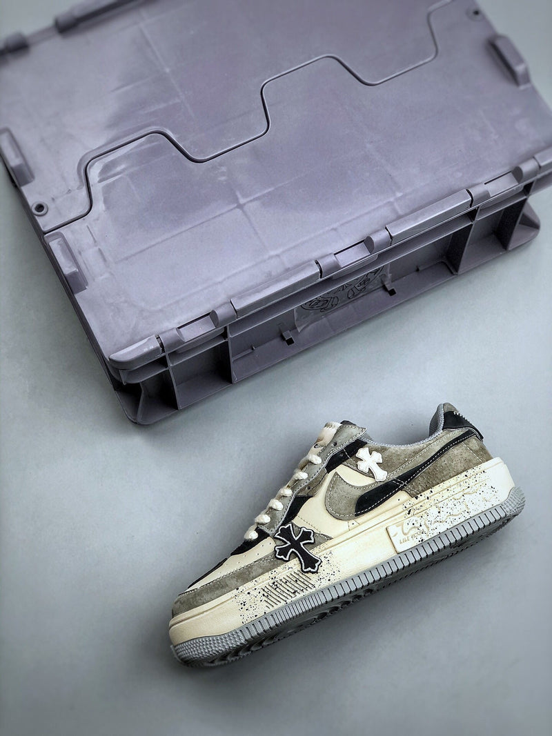 Tênis Nike Air Force 1 Low x CHROME HEARTS - Rei da Pelada