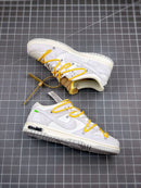 Tênis Nike SB Dunk Low x Off-White 'The 50 - Yellow' - Rei da Pelada